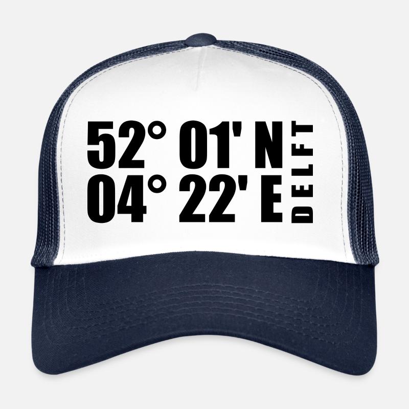 Delft Koordinaten Trucker Cap