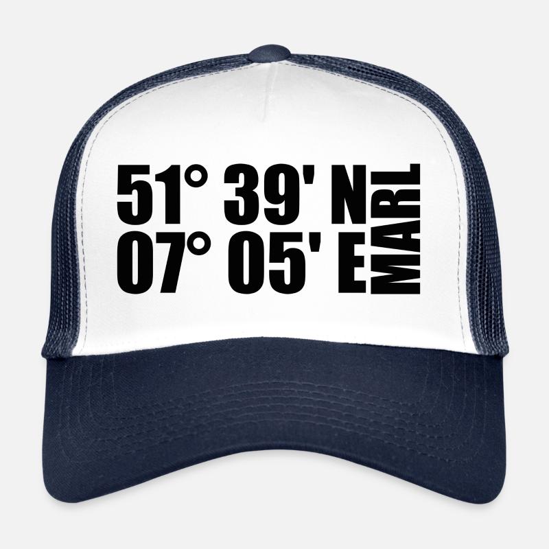 Coordonnées de marl Casquette trucker 