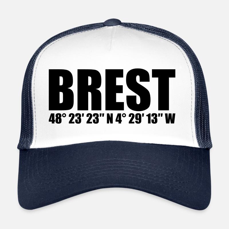 Coordonnées de Brest Casquette trucker 