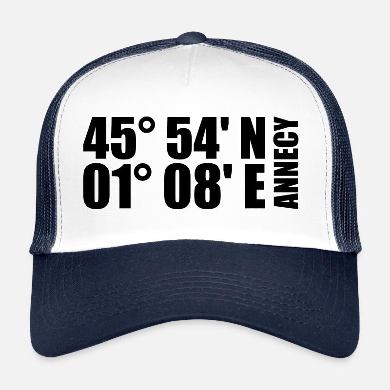 Coordonnées d’Annecy Casquette trucker 