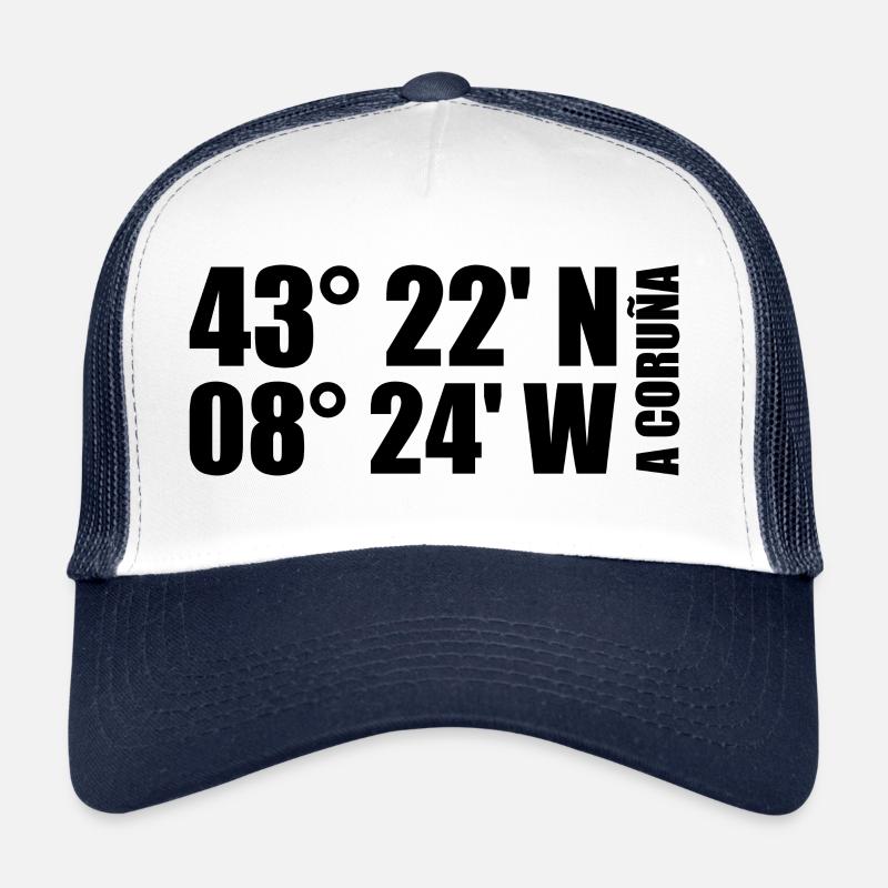 A Coruña coordinates Trucker Cap