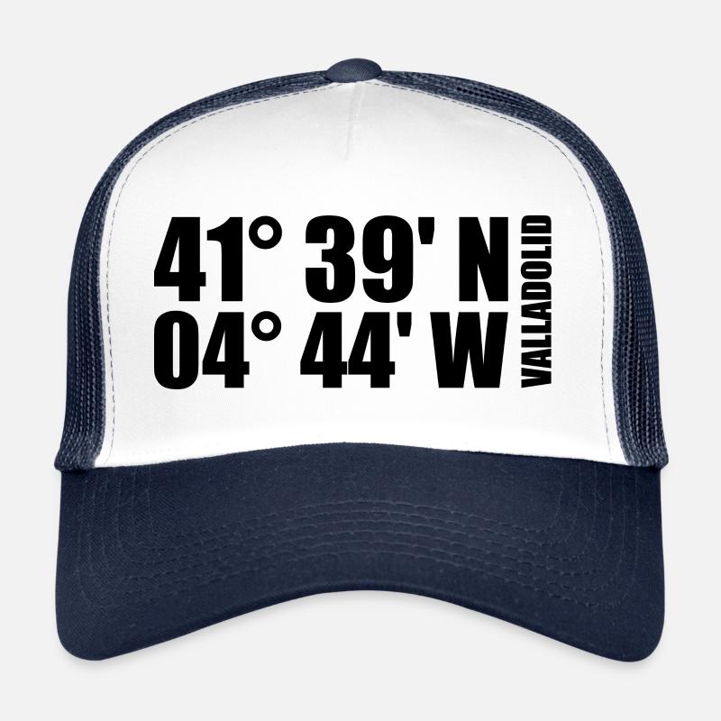 Valladolid Coordinates Trucker Cap