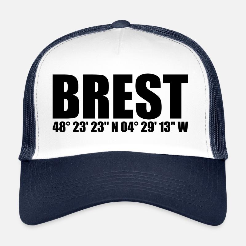 Brest Koordinaten Trucker Cap