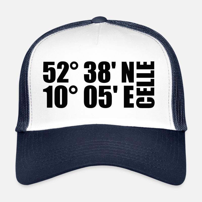 Celle coordinates Trucker Cap