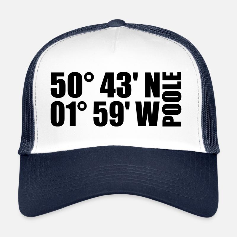 Poole Koordinaten Trucker Cap