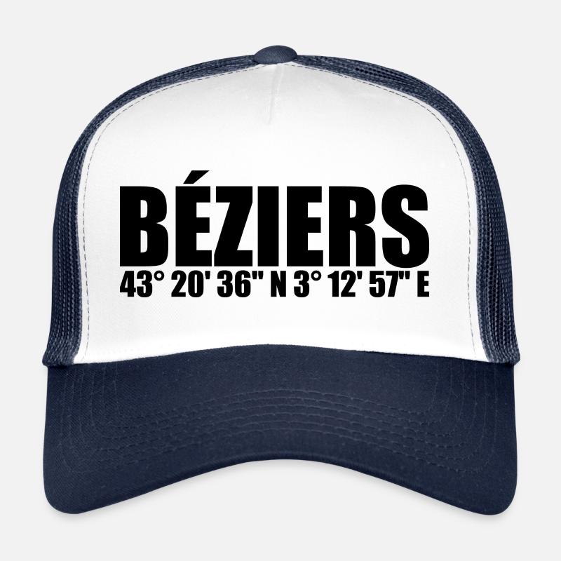 Coordonnées de Béziers Casquette trucker 