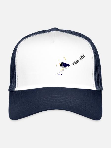 CORSAIR PROFILE / 1806 - Trucker Cap - white/navy - Front