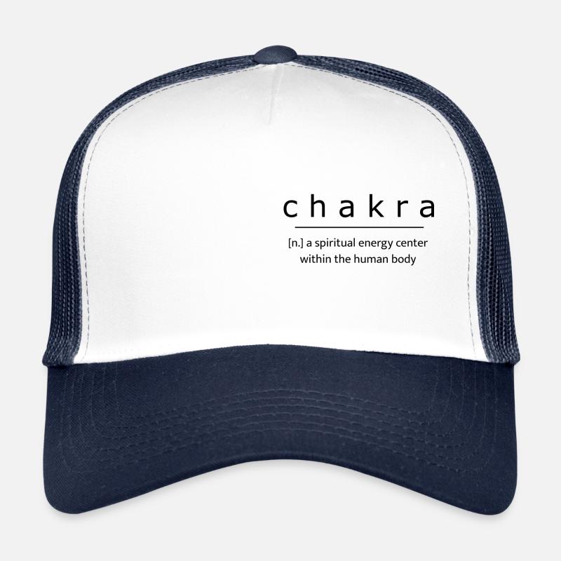 Chakra - Trucker Cap - Weiß/Navy