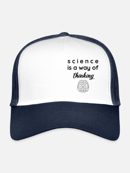 Science - Casquette trucker  - blanc/marine - Devant