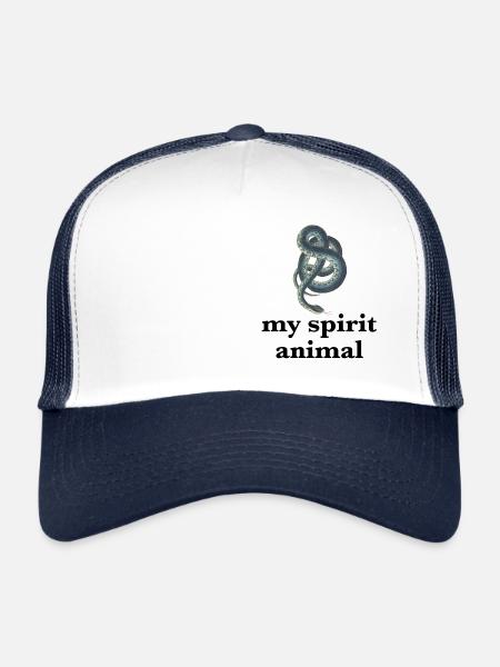 Snake - Trucker Cap - white/navy