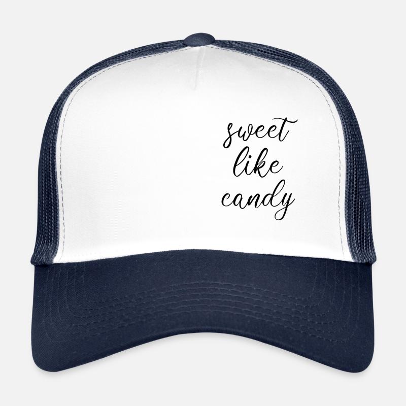 Zuckersüß - Trucker Cap - Weiß/Navy