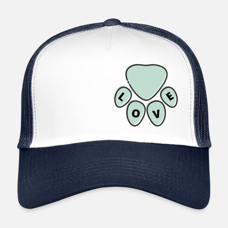 Patte de chien Casquette trucker 