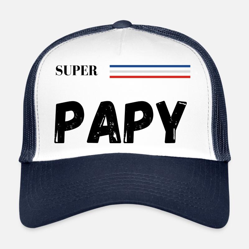 super papy - t-shirt assorti Casquette trucker 