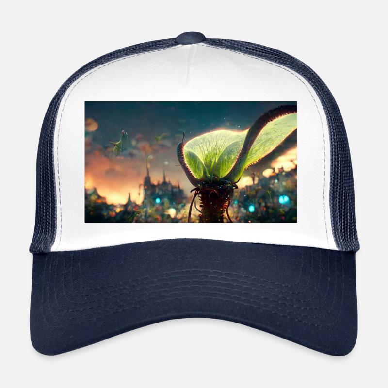 Futuristic Venus flytrap Trucker Cap