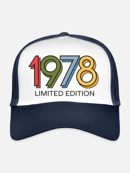 Vintage 1978 Limited Edition - Trucker Cap - white/navy - Front