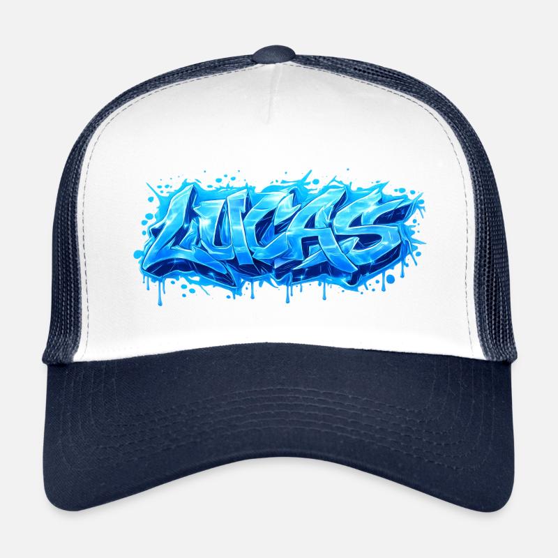 Graffiti LUCAS Name Gift Ideal Printable Trucker Cap