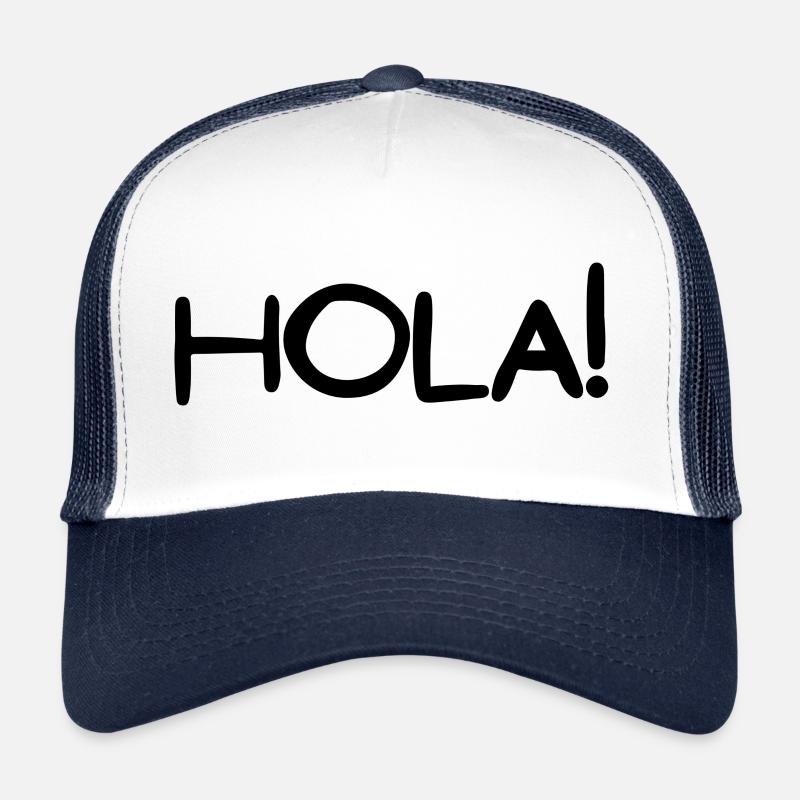 Hola - Trucker Cap - Weiß/Navy