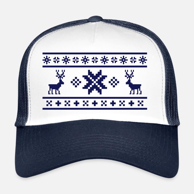 Norwegian pattern (winter) 05.0 Trucker Cap