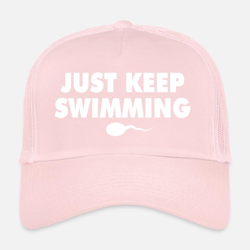 Continuez simplement à nager Casquette trucker 
