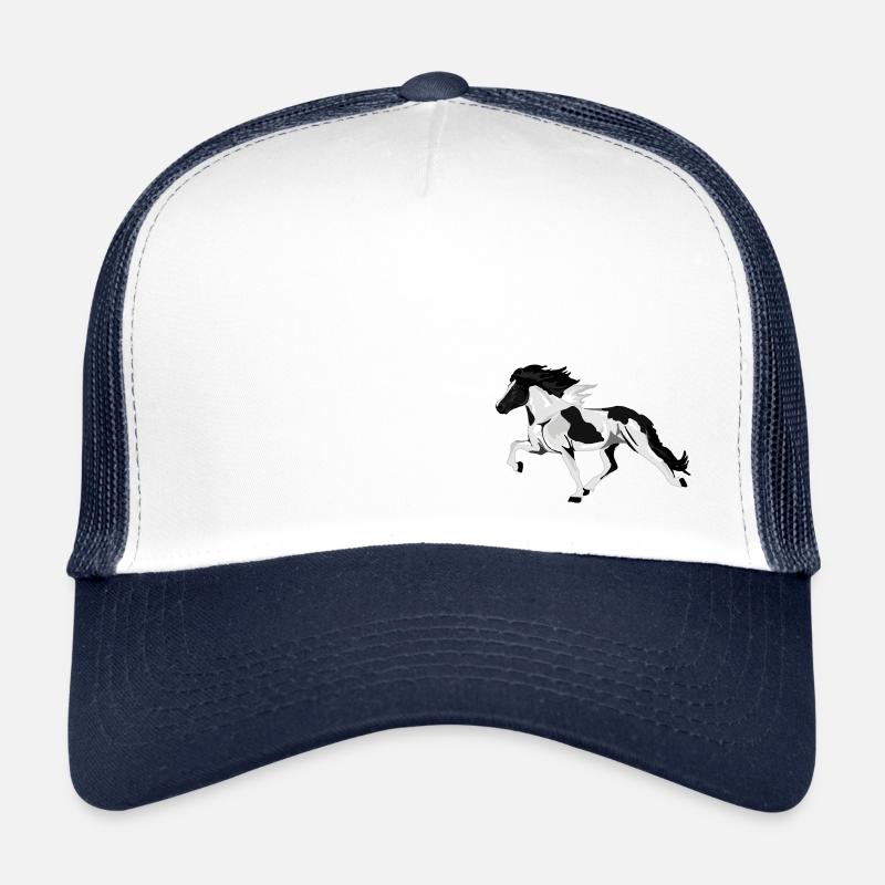 Rappschecke Tölter - Trucker Cap - Weiß/Navy