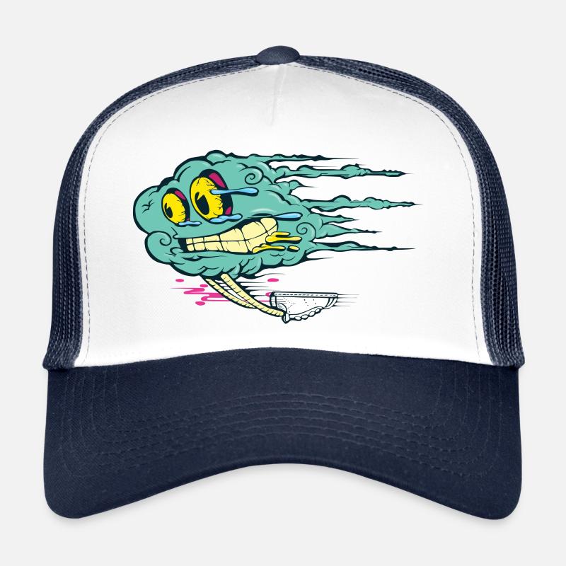SLIME BOY Tee Shirts - Casquette trucker  - blanc/marine