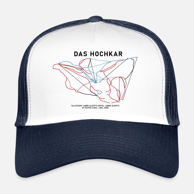 Das Hochkar - Trucker Cap - Weiß/Navy