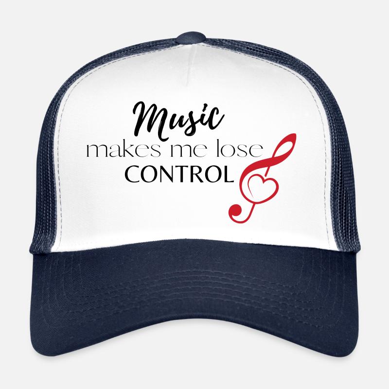Music makes me lose Control Trucker Cap