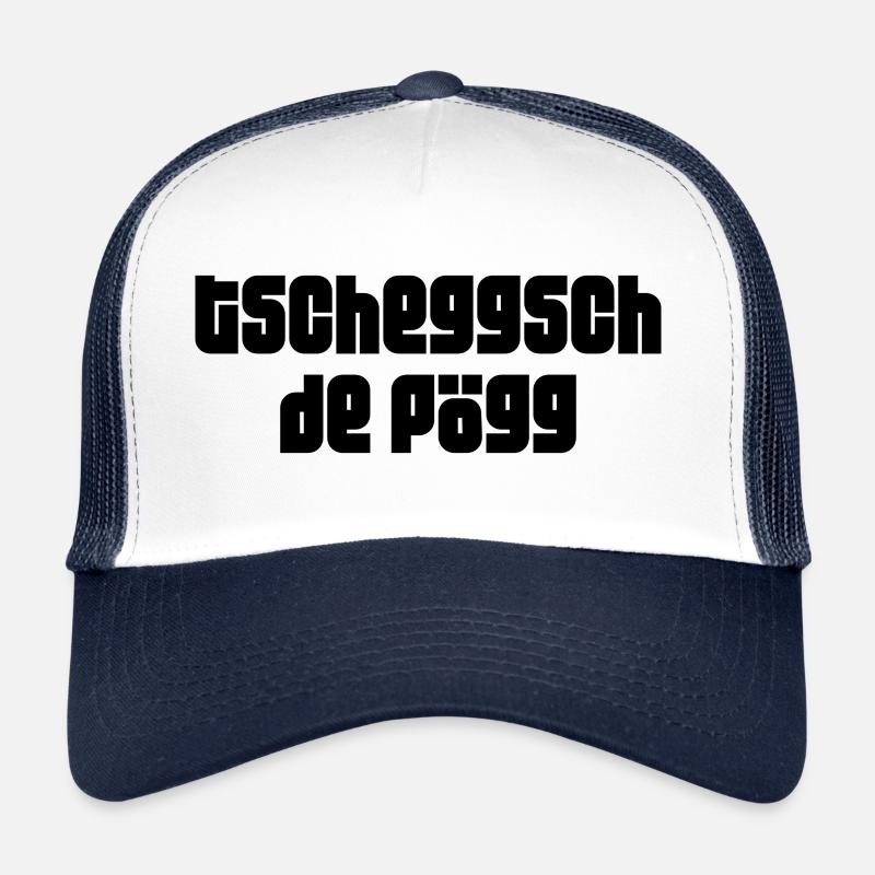 tscheggsch de Pögg Schweizerdeutsch Trucker Cap