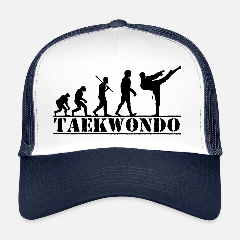 Taekwondo Fighter - Evolution Man Trucker Cap