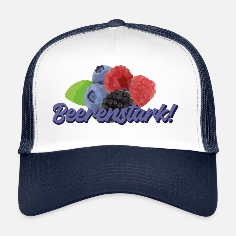 Beerenstark Himbeeren Blaubeeren Brombeeren Trucker Cap