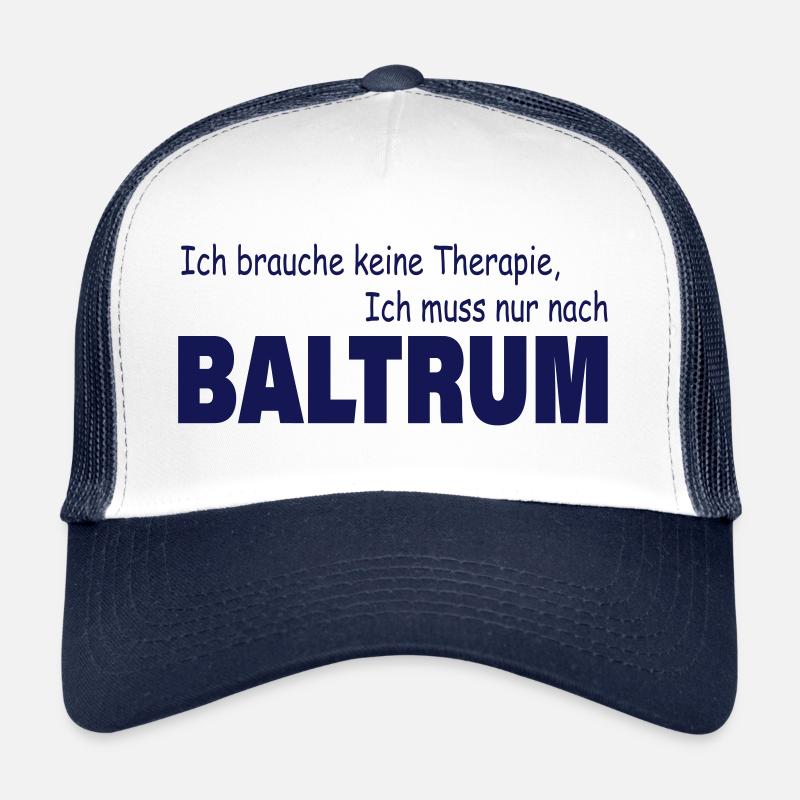 Therapie BALTRUM - Trucker Cap - Weiß/Navy