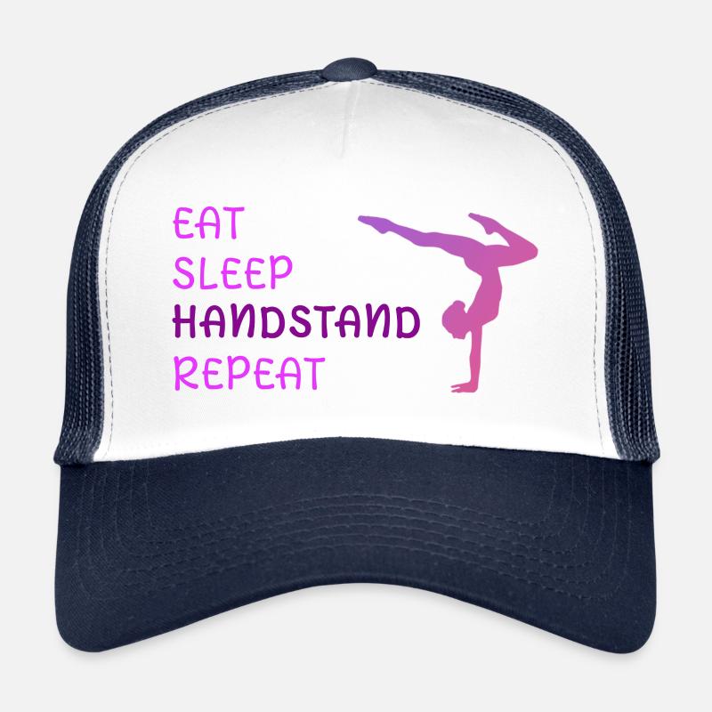 Eat Sleep Handstand Repeat Trucker Cap