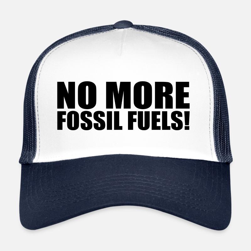 No more fossil fuels Trucker Cap