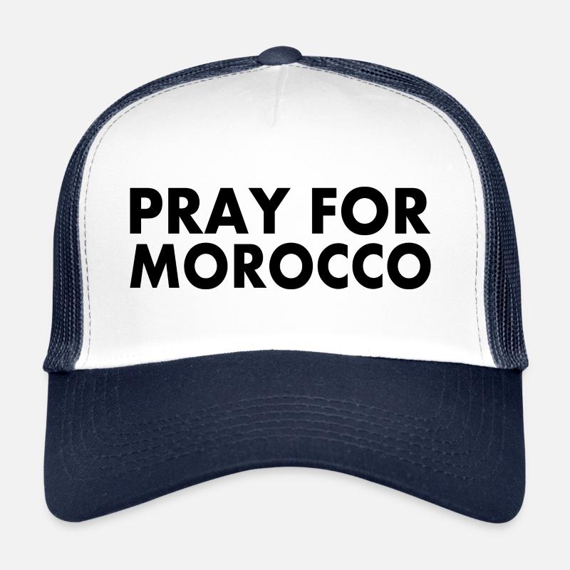 Pray for morocco Trucker Cap