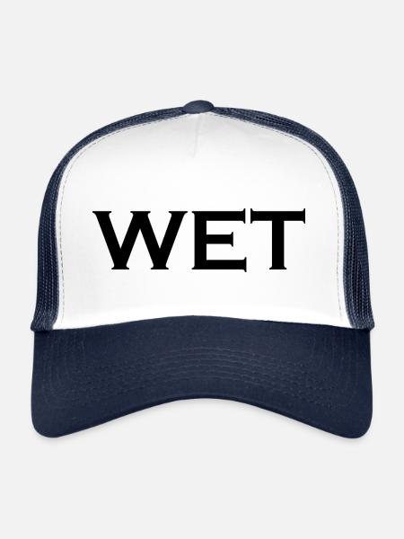 wet - Casquette trucker  - blanc/marine - Devant