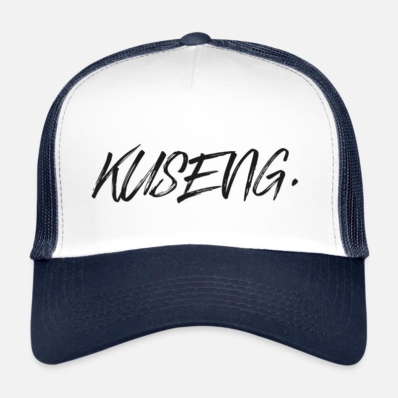 KUSENG:(schwarz) - Trucker Cap - Weiß/Navy