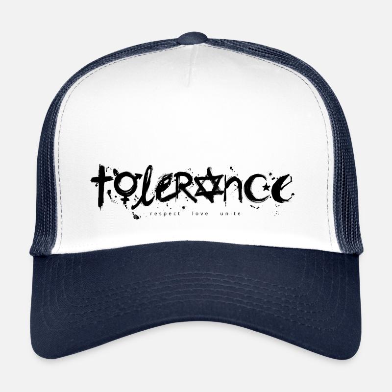 Symbole de la tolérance Casquette trucker 