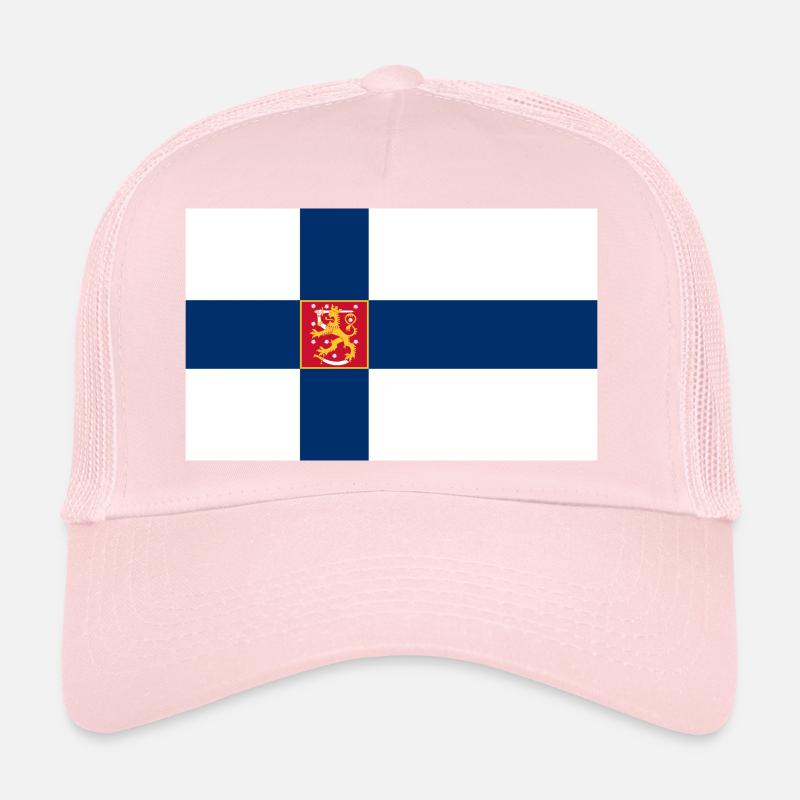 Drapeau d'État de Finlande Casquette trucker 