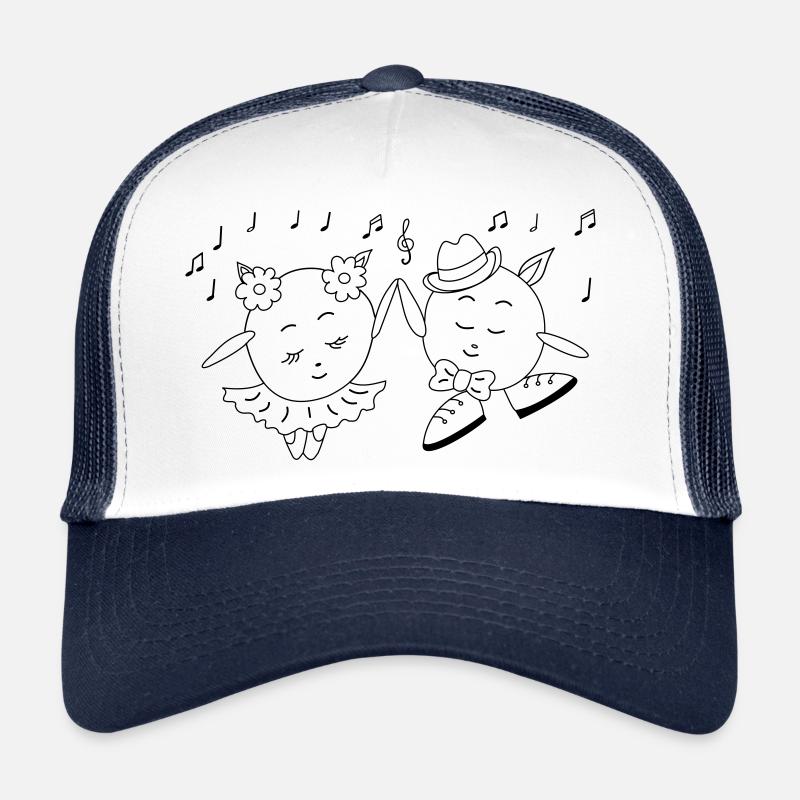 Tuhi Evali dancing - Trucker Cap - Weiß/Navy