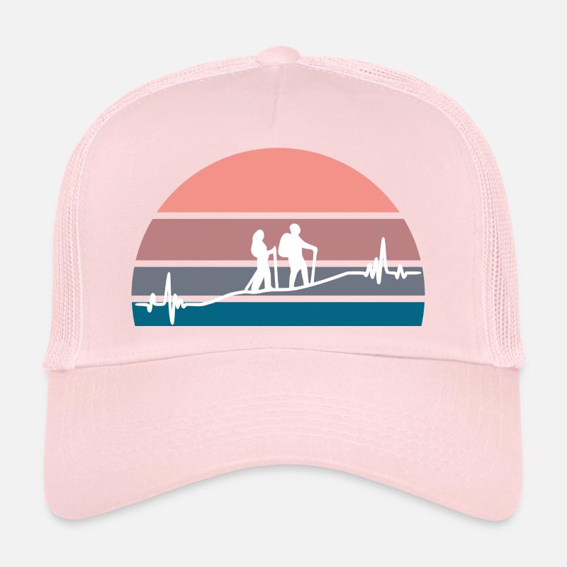 Randonnée au coucher du soleil Casquette trucker 