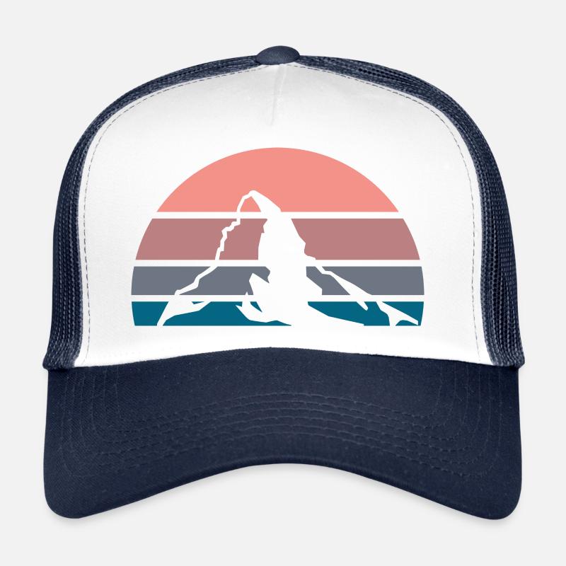 Cervin au crépuscule Casquette trucker 