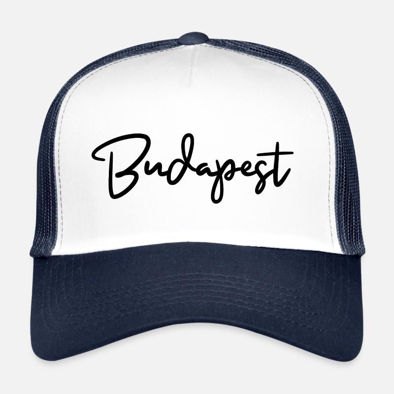 Budapest - Trucker Cap - white/navy
