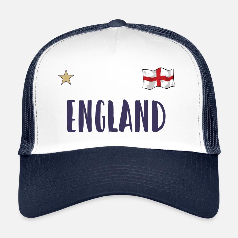 Maillot de football de l’Angleterre Drapeau anglais Casquette trucker 