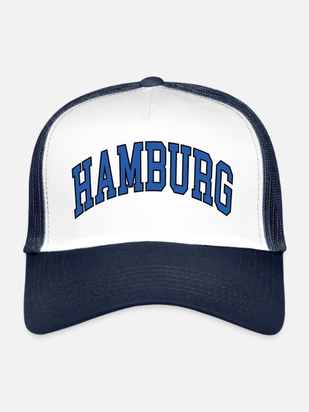 Hamburg - Trucker Cap - white/navy