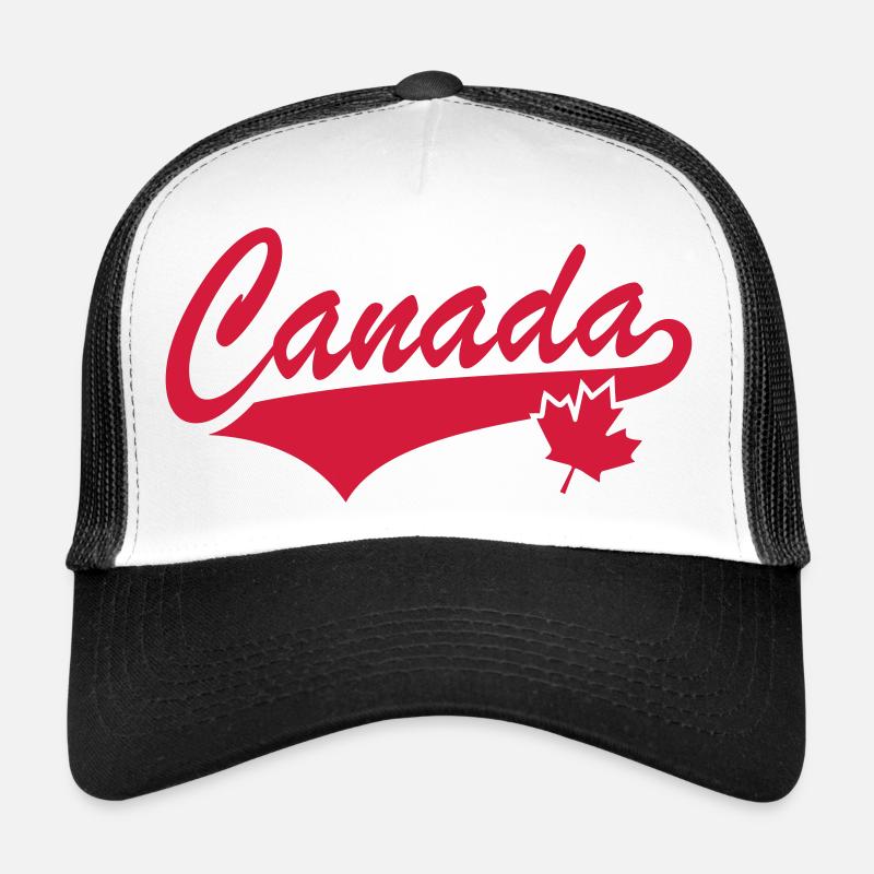 Canada - Trucker Cap - Weiß/Schwarz