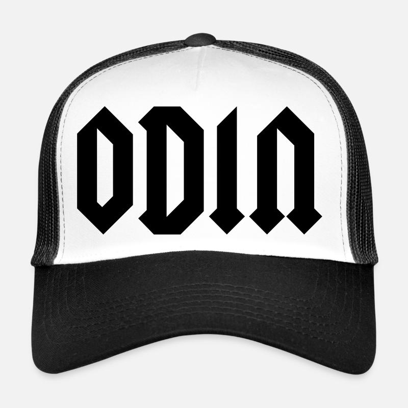 Odin God - Casquette trucker - blanc/noir