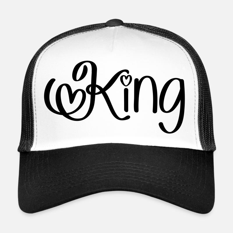 King avec coeur Casquette trucker 