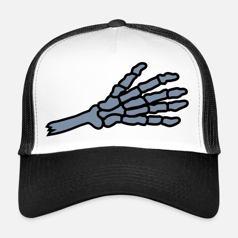 Les mains atteignent la main coupée Casquette trucker 