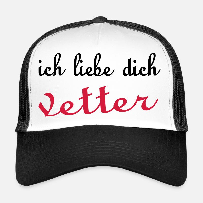Ich liebe dich VETTER Casquette trucker 