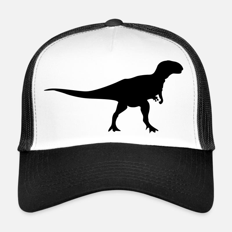 dinosaurier - Trucker Cap - Weiß/Schwarz
